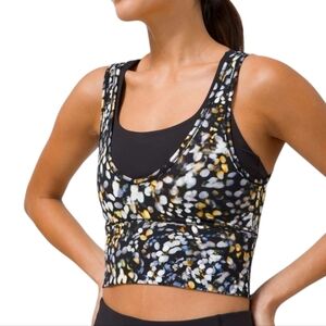 Lululemon Power Pivot Tank Yoga Active Women 10 Athleisure Hike Pilates Colorful